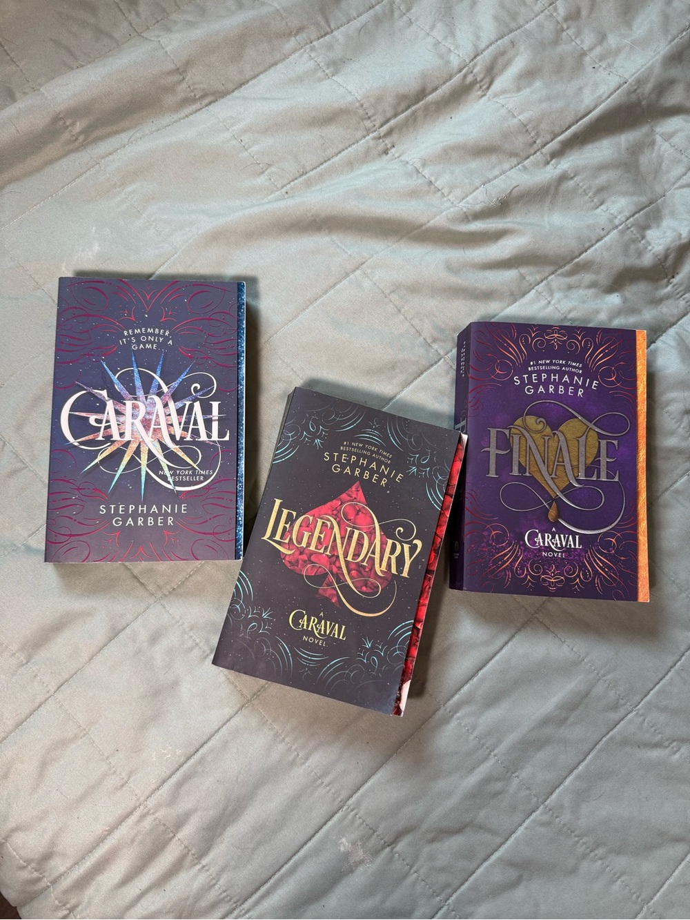 Caraval trilogy by Stephanie Garber